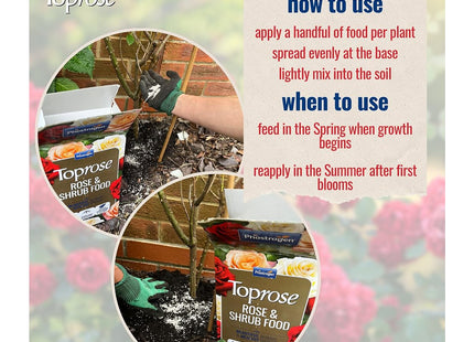 Phostrogen Toprose Rose and Shrub Feed 1kg