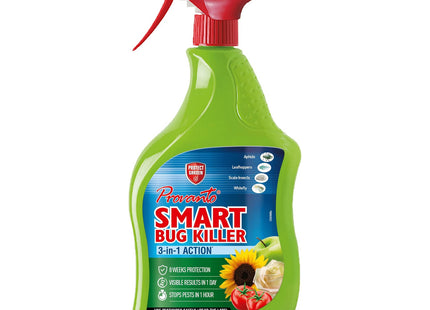 Provanto Smart Bug Killer, Stops Pests In 1 Hour Contact And Systemic Insecticide With 8 Weeks Protection 1 Litre
