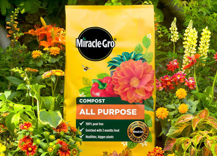 Miracle-Gro Peat Free Premium All Purpose Compost, 75 Litre