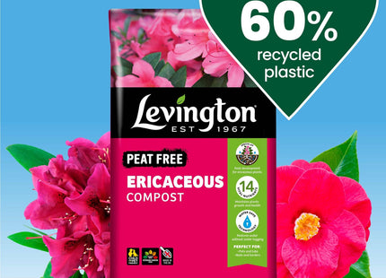 Levington Peat Free Ericaceous Compost, 50 Litre compost for acid-loving plants