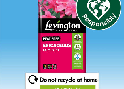 Levington Peat Free Ericaceous Compost, 50 Litre compost for acid-loving plants