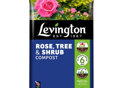 Levington Peat Free Rose, Tree & Shrub Compost, 50 Litre