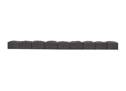 Primeur Roman Stone Border Grey Recycled Rubber Lawn Edging 1.2m P00017839