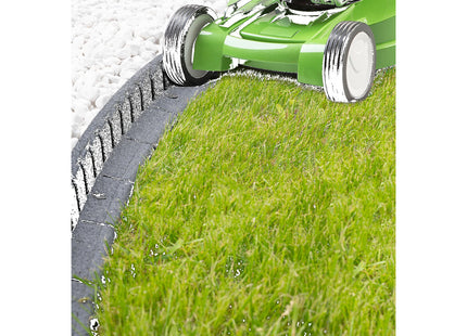 Primeur Mower Edge Border Grey Recycled Rubber Lawn Edging 1.2m P00019908