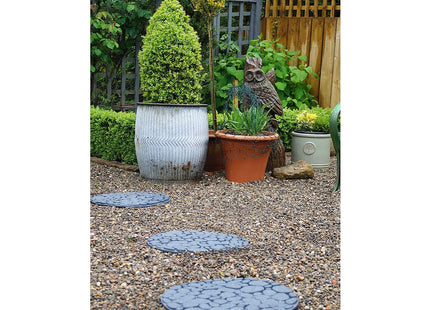 Primeur Stepping Stone River Rock Grey Recycled Rubber 45 x 45cm P00014561
