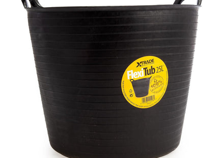 Xtrade X0900034 FlexiTub Black 25 Litre