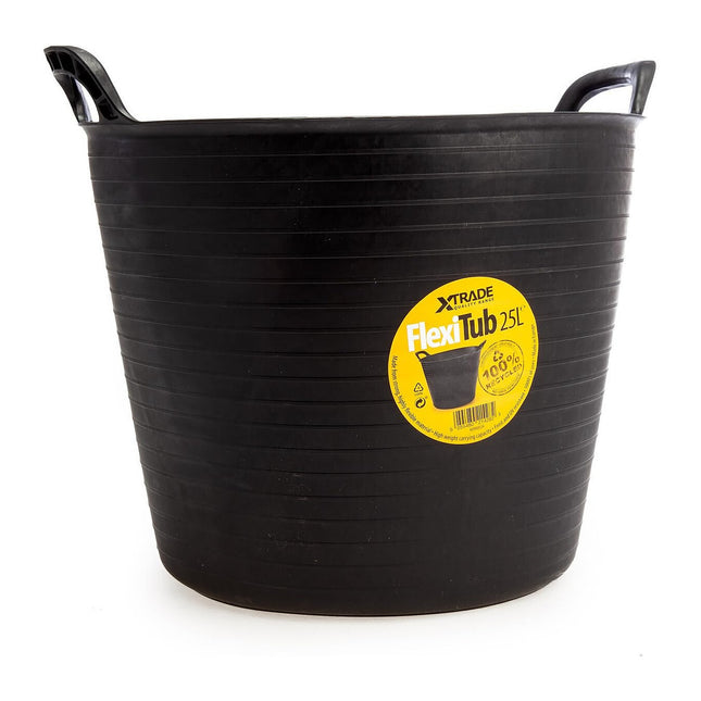 Xtrade X0900034 FlexiTub Black 25 Litre