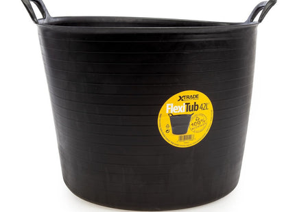 Xtrade X0900035 FlexiTub Black 42 Litre