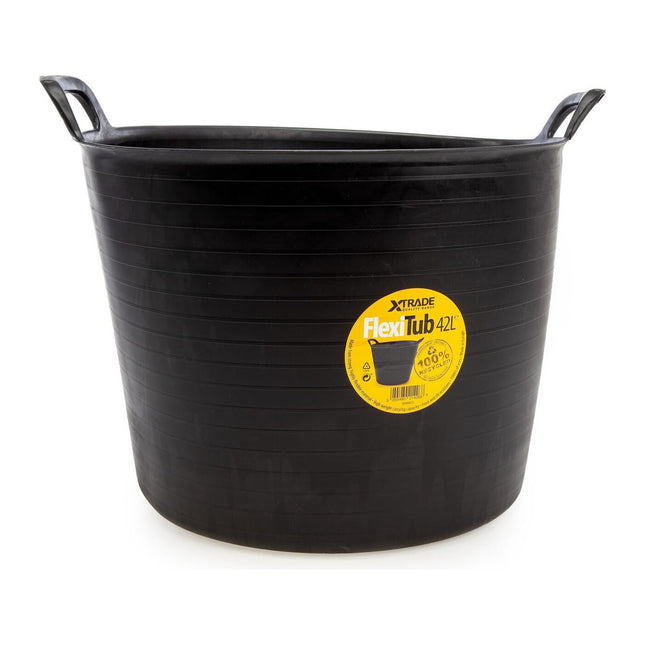 Xtrade X0900035 FlexiTub Black 42 Litre
