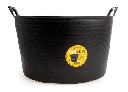 Xtrade X0900040 FlexiTub Black 56 Litre