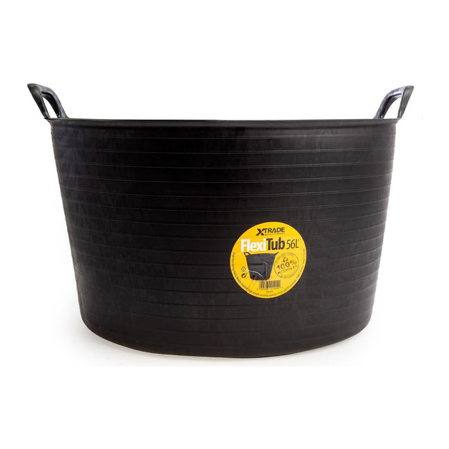 Xtrade X0900040 FlexiTub Black 56 Litre