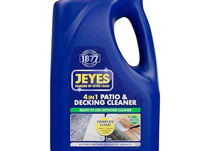 Jeyes 4-in-1 Patio and Decking Power, Outdoor Cleaner for Patios, Paths, Driveways, Stone & Concrete, 2 Litre
