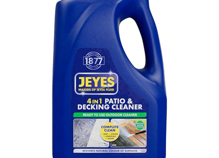 Jeyes 4-in-1 Patio and Decking Power, Outdoor Cleaner for Patios, Paths, Driveways, Stone & Concrete, 2 Litre