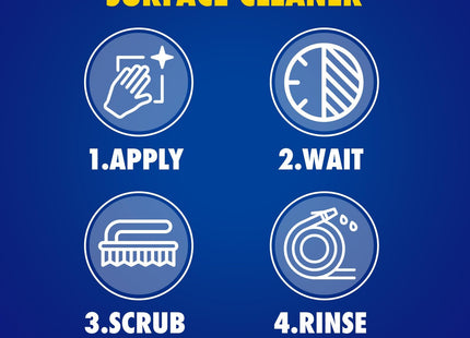 Jeyes 4 In 1 Patio & Decking Cleaner, Outdoor Disinfectant Liquid or Pressure Washer Detergent 4 Litre