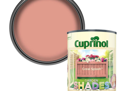 Cuprinol Garden Shades Wood Paint - Coral Splash - 1 Litre