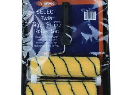 ProDec 9 inch Tiger Stripe Twin Roller Set RT930