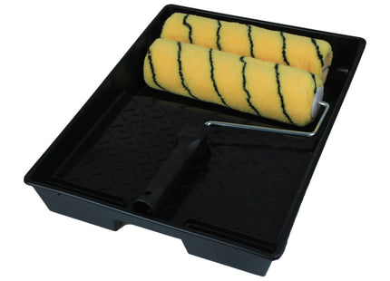 ProDec 9 inch Tiger Stripe Twin Roller Set RT930