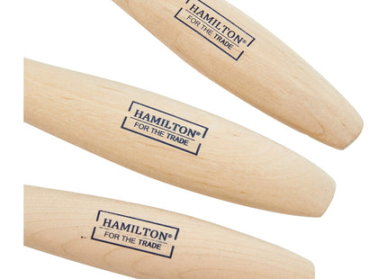 Hamilton for The Trade Flat Tip Paintbrushes Brushes 6 Pack 2 x 1in, 2 x 1.5in, 2 x 2in