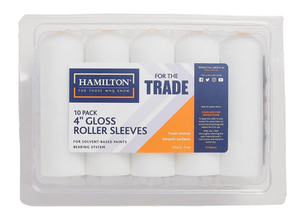 Hamilton for The Trade Mini Foam Paint Roller Sleeves 10 Pack 4in