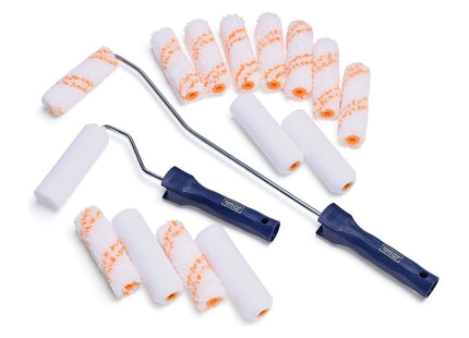 Hamilton for The Trade 17 Pc 4" Paint Roller Set, Long Arm, Medium Pile & Foam