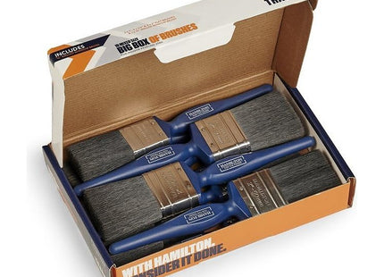 Hamilton For The Trade 10 Paint Brush Big Box of Brushes Set