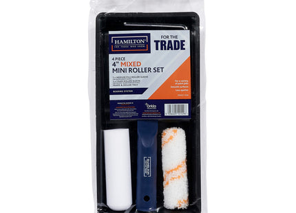 Hamilton Mixed Mini Roller Kit 4" (4 Piece) - For the Trade -40 3547028