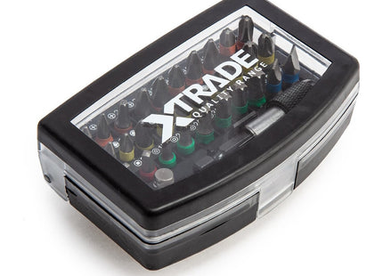 Xtrade 32 Piece Screwdriver Bit & Magnetic Holder Set with Pozi, Phillips, Torx, Hex, Slot & Square Bits, X0900016