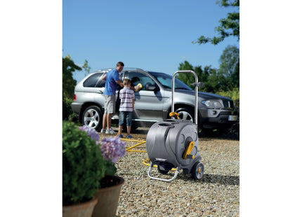 Hozelock Compact Cart Reel 30m: Stable, Supplied with all Necessary Accessories [2416R0000]