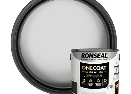 Ronseal One Coat Everywhere Paint Smooth Stone Matt 2.5 Litre