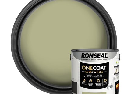 Ronseal One Coat Everywhere Paint Willow Matt 2.5 Litre