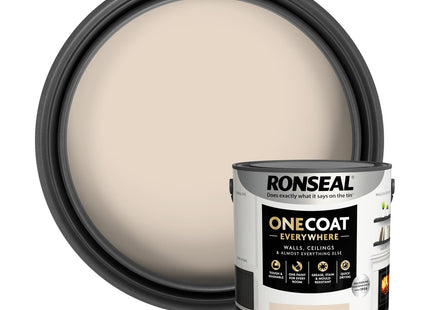 Ronseal One Coat Everywhere Paint Oatmeal Matt 2.5 Litre