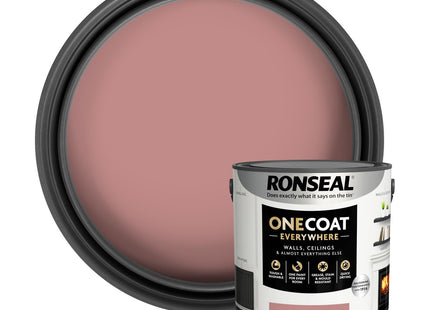 Ronseal One Coat Everywhere Hazy Pink Matt 2.5 Litre