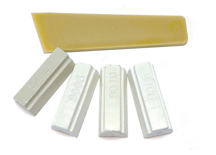 Briwax Wax Filler Sticks White Wood Shades - Quick Wood Repair for Scratches, Cracks & Nail Holes 4 Pack