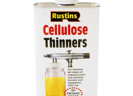 Rustins Cellulose Thinners - Professional Solvent for Cellulose Paints and Lacquers 500ml