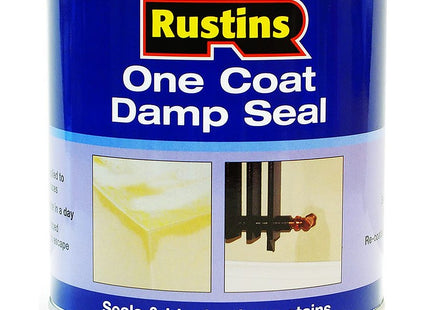 Rustins Damp Seal Paint Quick-Drying and Easy to Apply for Long-Lasting Results 250ml