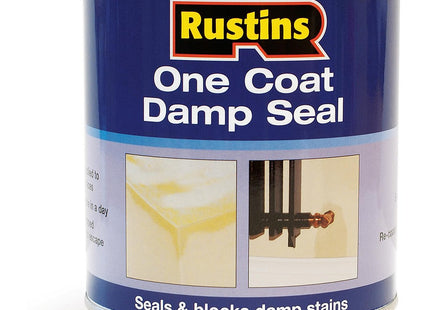 Rustins Damp Seal Paint Quick-Drying and Easy to Apply for Long-Lasting Results 1 Litre