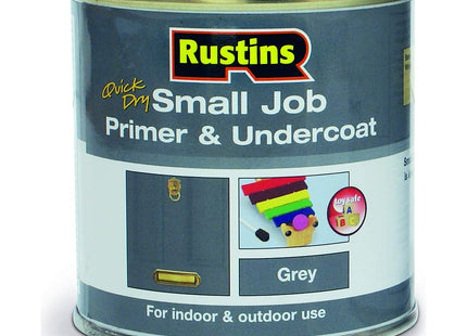 Rustins Small Job Primer & Undercoat Grey 250ml
