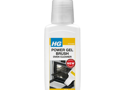HG Power Gel Brush Oven Cleaner, Professional Grade Heavy Duty Cleaning Kit 250ml