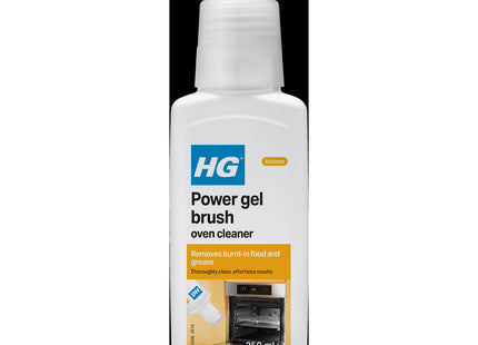 HG Power Gel Brush Oven Cleaner, Professional Grade Heavy Duty Cleaning Kit 250ml