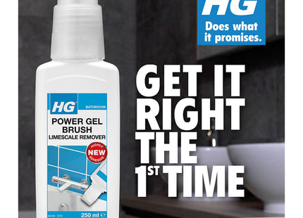 HG Power Gel Brush Limescale Remover 250ml