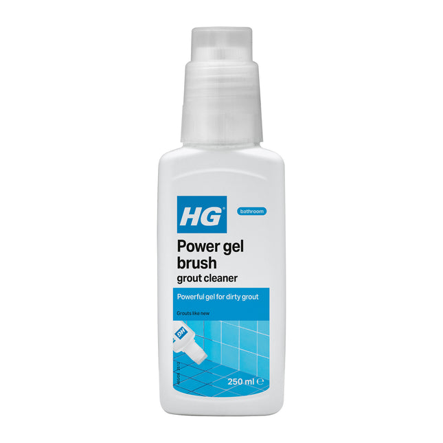 HG Power Gel Brush Grout Cleaner Deep Cleans Tile Joints 250ml