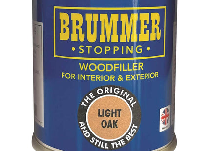Brummer Wood Filler Light Oak 250g - 2 Sizes & Assorted Shades Ideal for DIY Wood Repairs & Restorations