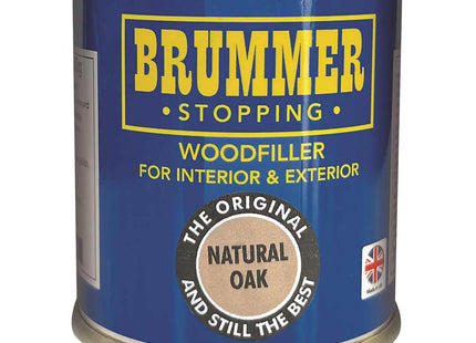 Brummer Wood Filler Natural Oak 250g - 2 Sizes & Assorted Shades Ideal for DIY Wood Repairs & Restorations