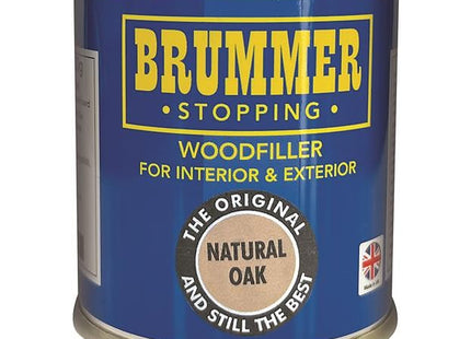 Brummer Wood Filler Natural Oak 250g - 2 Sizes & Assorted Shades Ideal for DIY Wood Repairs & Restorations