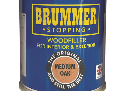 Brummer Wood Filler Medium Oak 250g- 2 Sizes & Assorted Shades Ideal for DIY Wood Repairs & Restorations