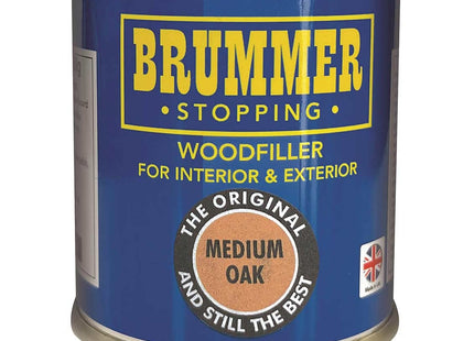 Brummer Wood Filler Medium Oak 250g- 2 Sizes & Assorted Shades Ideal for DIY Wood Repairs & Restorations