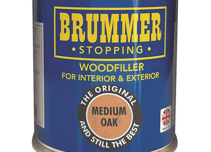Brummer Wood Filler Medium Oak 250g- 2 Sizes & Assorted Shades Ideal for DIY Wood Repairs & Restorations