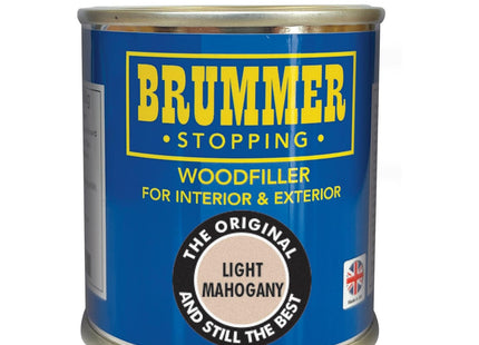 Brummer Wood Filler Light Mahogany 250g - 2 Sizes & Assorted Shades Ideal for DIY Wood Repairs & Restorations