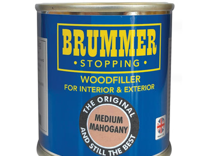Brummer Wood Filler Medium Mahogany 250g - 2 Sizes & Assorted Shades Ideal for DIY Wood Repairs & Restorations