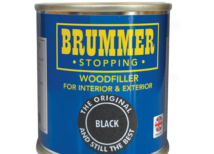 Brummer Wood Filler Black 250g - 2 Sizes & Assorted Shades Ideal for DIY Wood Repairs & Restorations